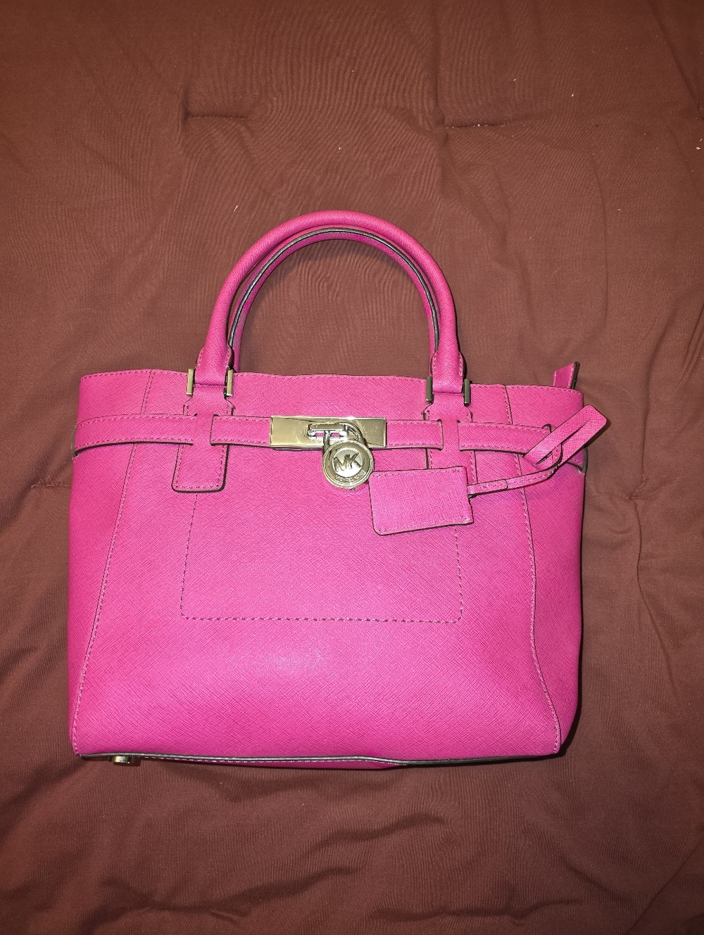Michael Kors Hot Pink Satchel - Picture 6 of 6